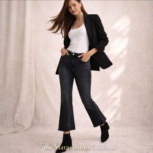 Banana Republic Black Kick Flare Jeans | Size 6